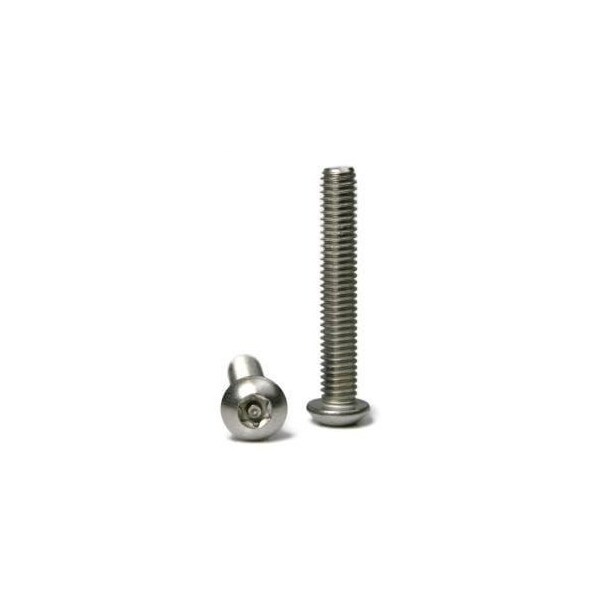 Newport Fasteners #8-32 x 1/2 in Torx Button Machine Screw, Plain 18-8 Stainless Steel, 5000 PK 963984-BR-5000 - main